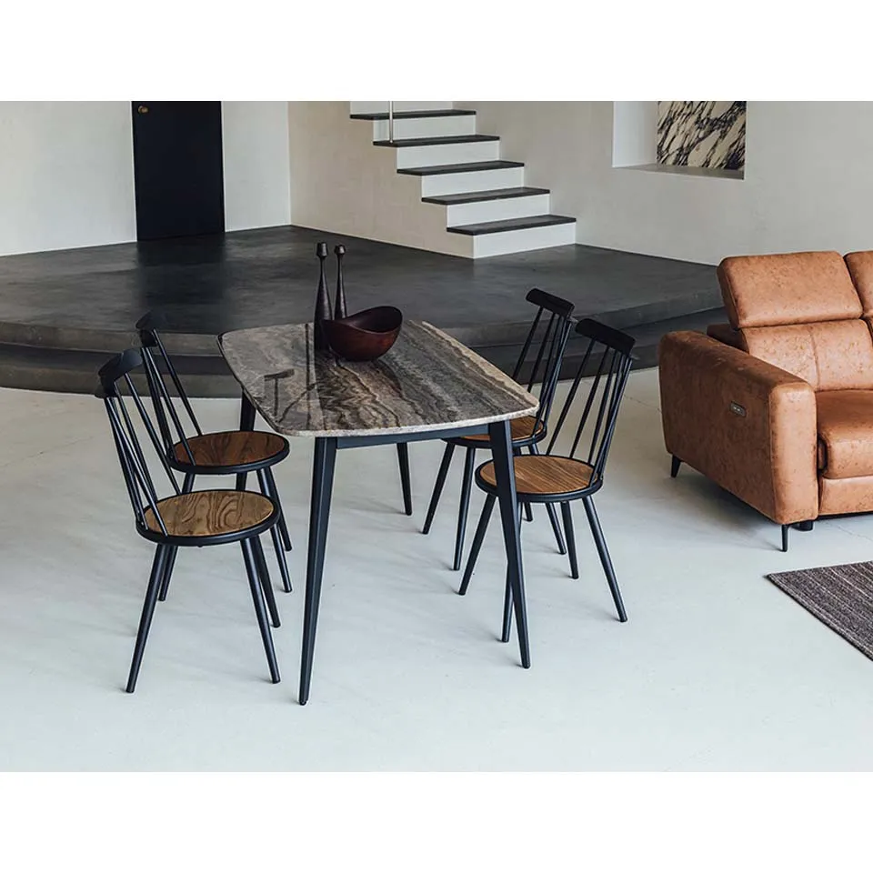 チェアG5041TMブラック/ナチュラル - 10