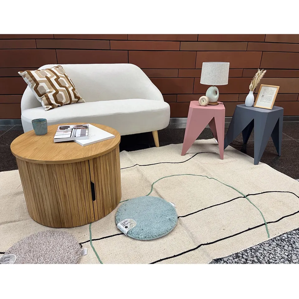 【同色2脚組】スツール1806グレー - 7