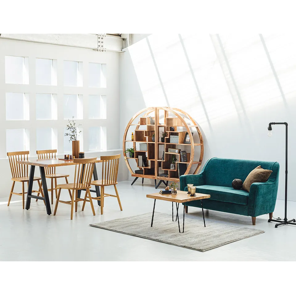 ソファTD1914 2人掛け66Aブルー - 6