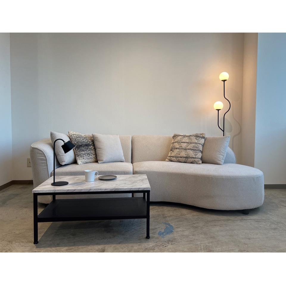 カウチソファS856ベージュ - 9