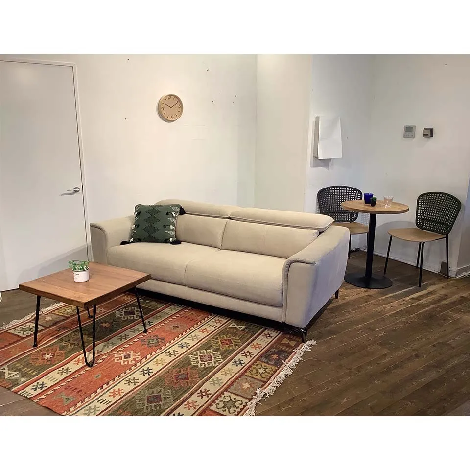 ソファS807 3人掛けライトブラウン - 9