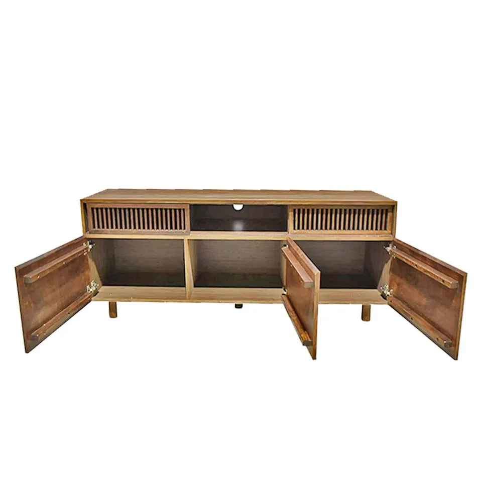 キャビネットMUK003ウォールナット（オーク） - 6