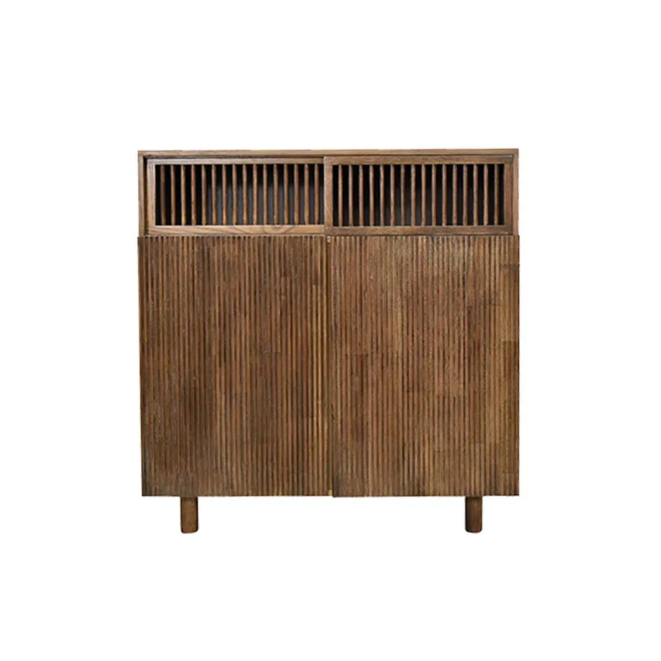 キャビネットMUK004ウォールナット（オーク）