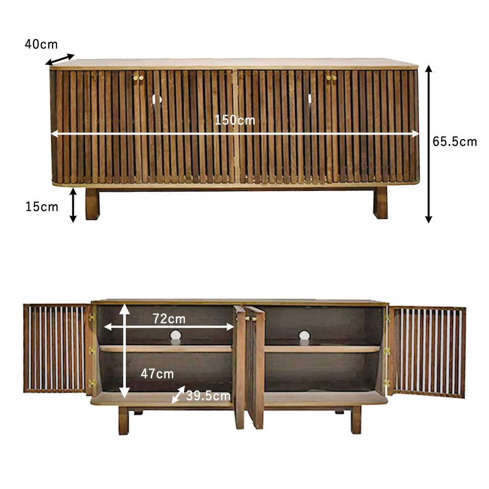 キャビネットMUK005オーク - 9