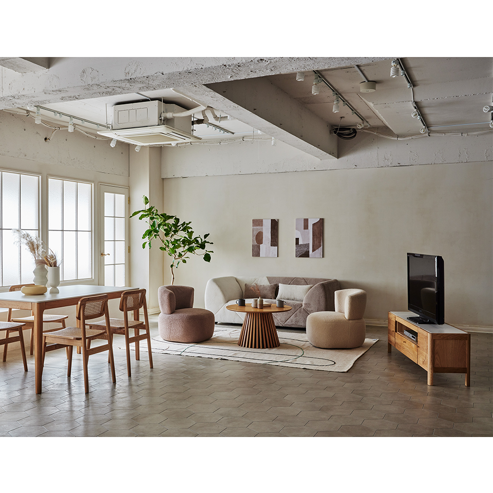 TVボードYBTB-150オーク - 8