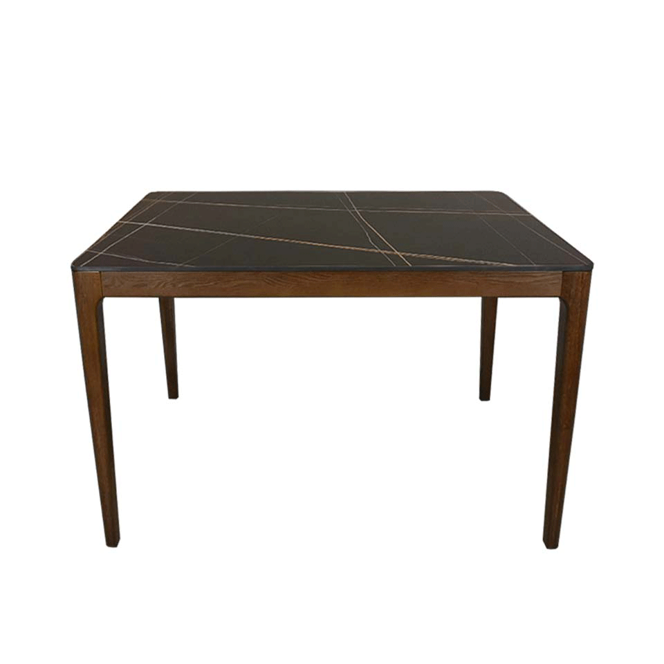 ダイニングテーブルCST-YB302-120ブラック/ウォ... - 2