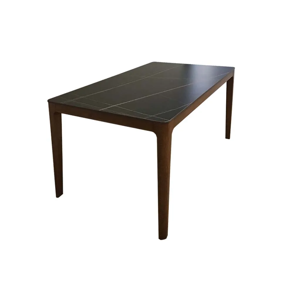 ダイニングテーブルCST-YB302-120ブラック/ウォ... - 5