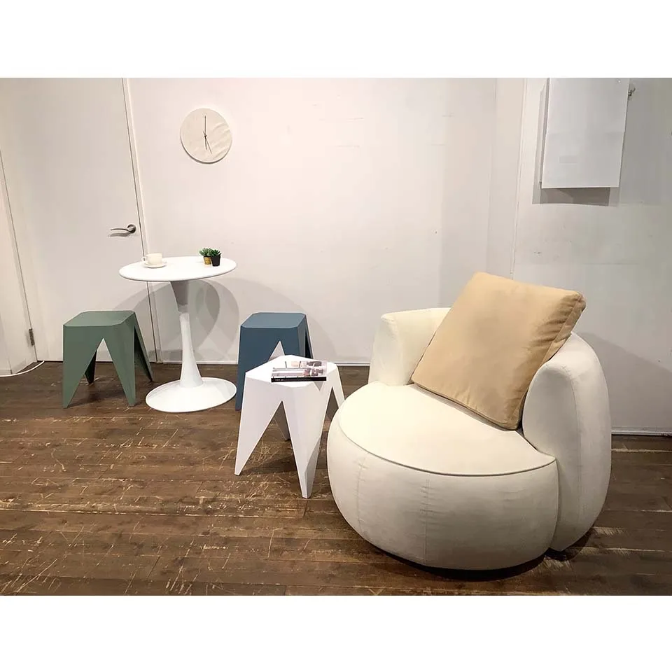 【同色2脚組】スツール1806ホワイト - 7