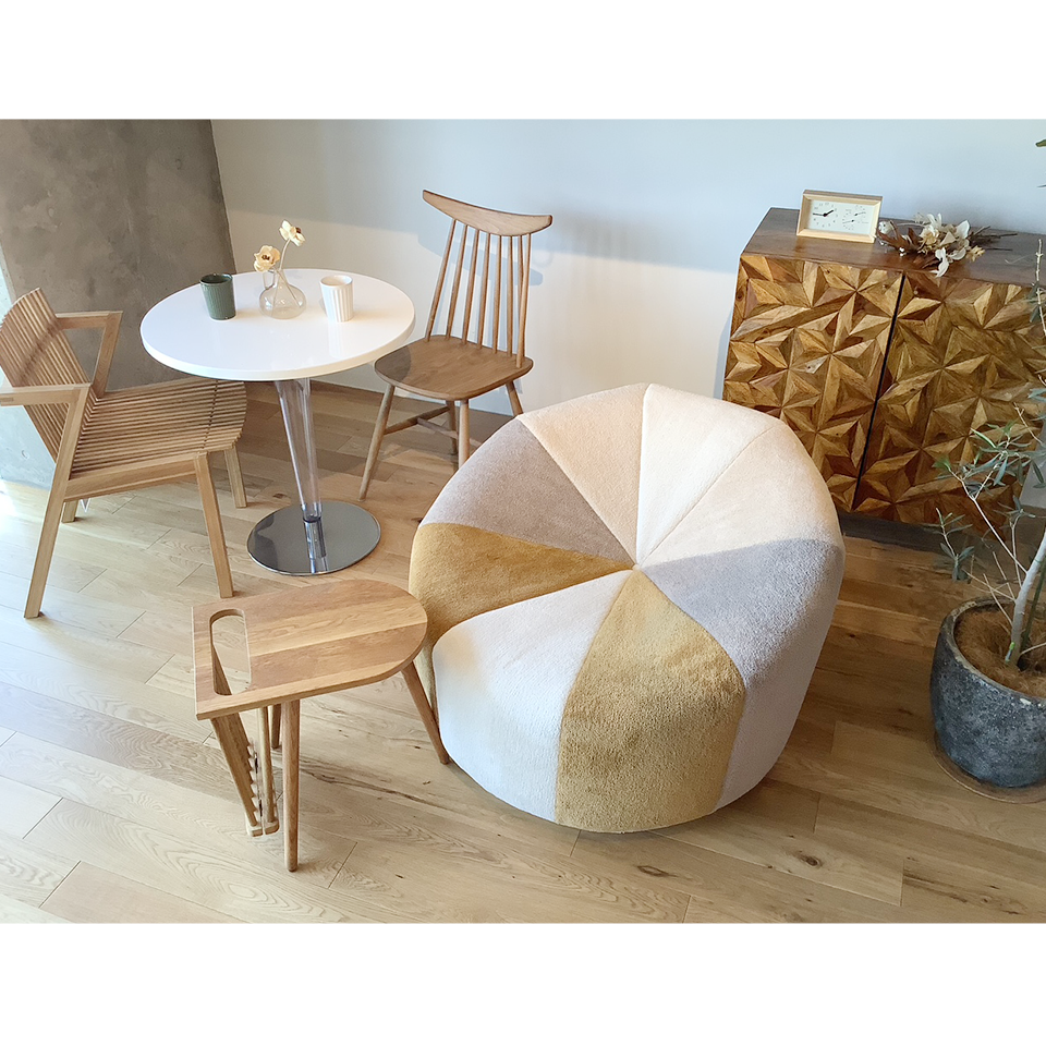 スウィベルチェアUP2320057アイボリー - 10