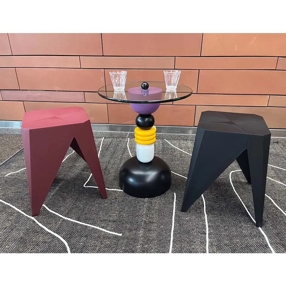 【同色2脚組】スツール1806ブラック - 6