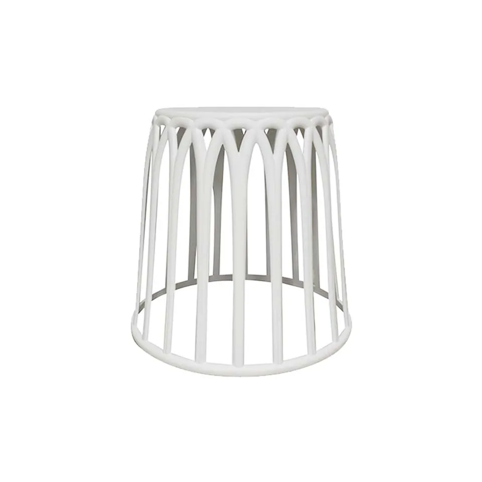 【同色2脚組】スツールC3ホワイト - 3