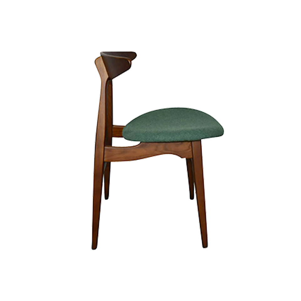 チェアRY54ウォールナット/ダークグリーン - 3