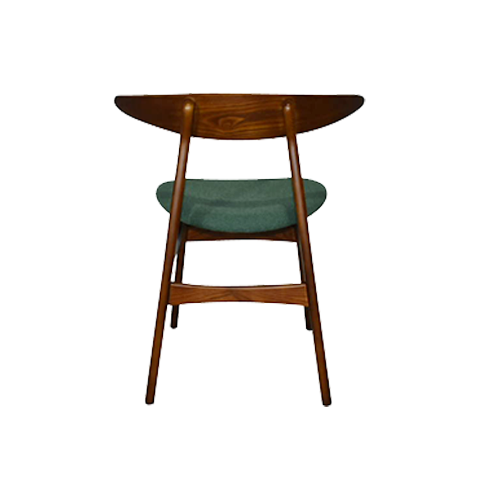 チェアRY54ウォールナット/ダークグリーン - 4
