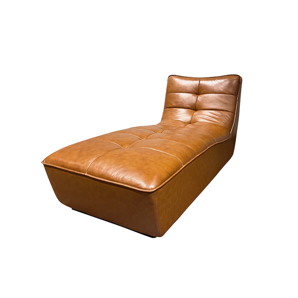 カウチソファZM890ブラウンレザー - 7