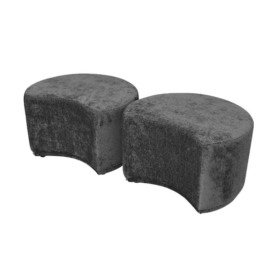 【2個セット】ソファAMOUR 1人掛けダークグレー - 2