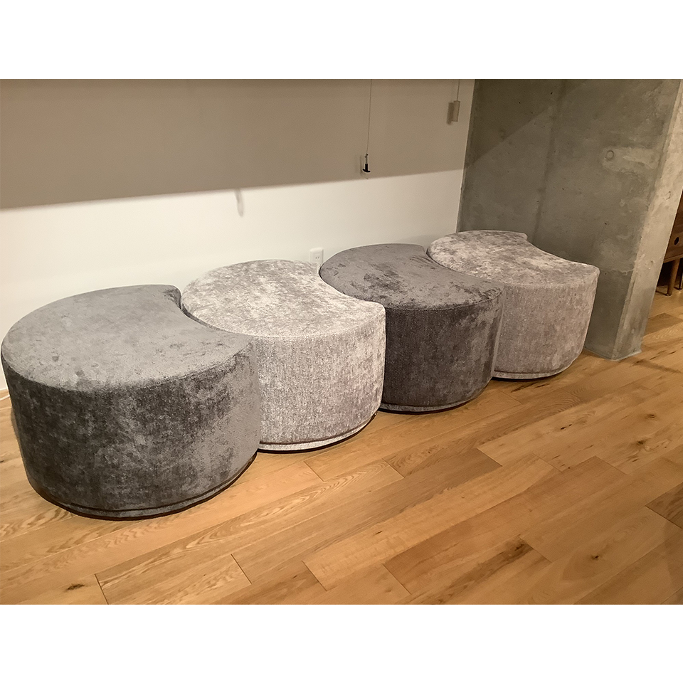 【2個セット】ソファAMOUR 1人掛けダークグレー - 5