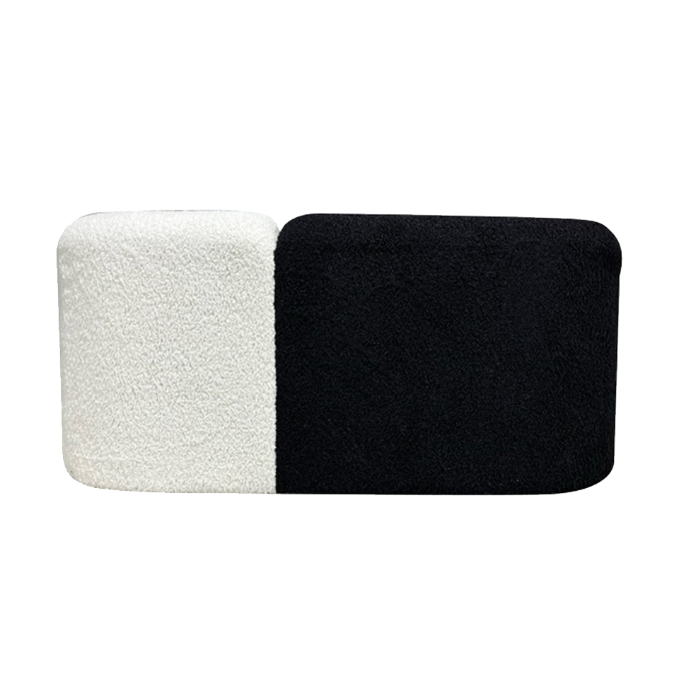 ソファUP2322112 2人掛けホワイト/ブ... - 4