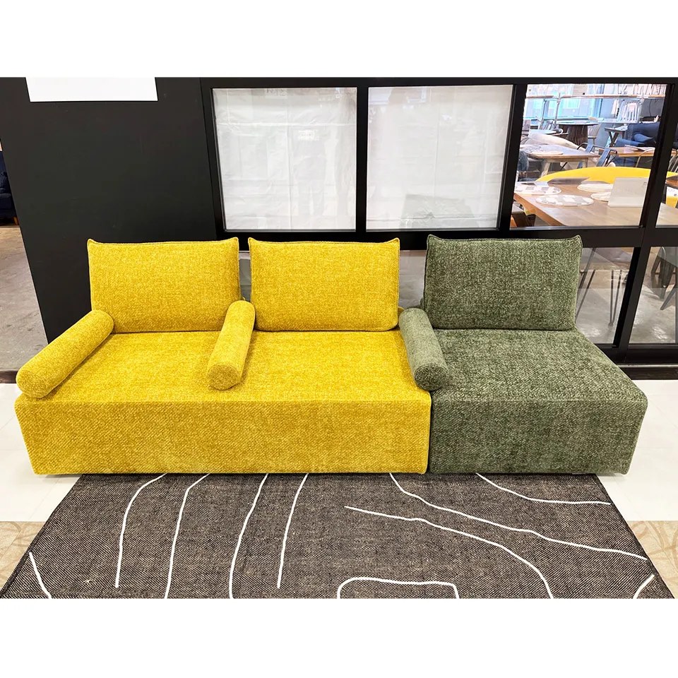 ソファSHIFT 2人掛けイエロー - 8
