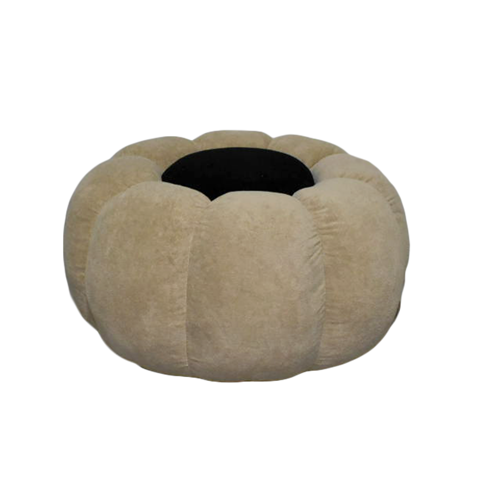 スツールOT-586ブラック/ライトブラウン - 2