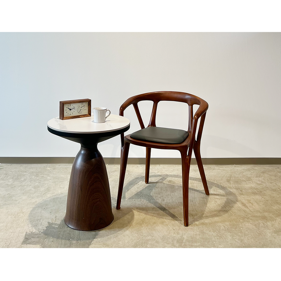 チェアWD1866ダークブラウン/グレー - 11