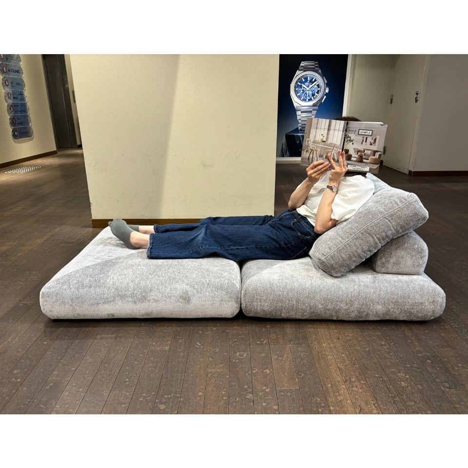 ソファTATAMI 1人掛けライトグレー - 6