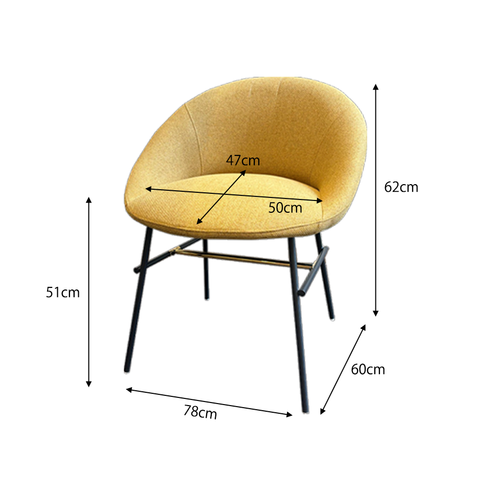 チェアSDC966イエロー - 15