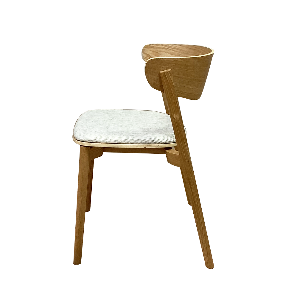 チェアWD-S263Aナチュラル/ライトグレー - 3