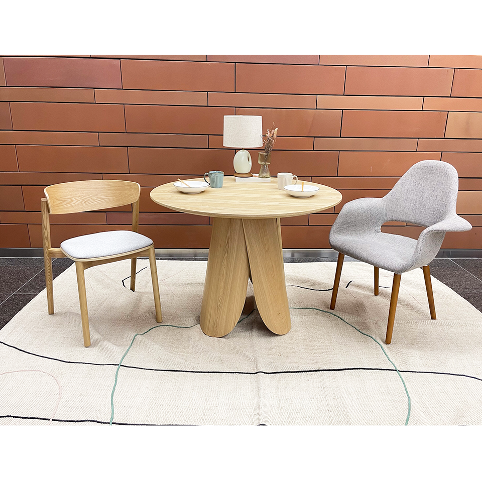 チェアWD-S263Aナチュラル/ライトグレー - 6