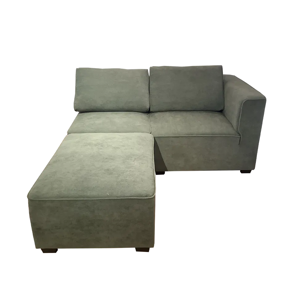 カウチソファS-8508グリーン - 5