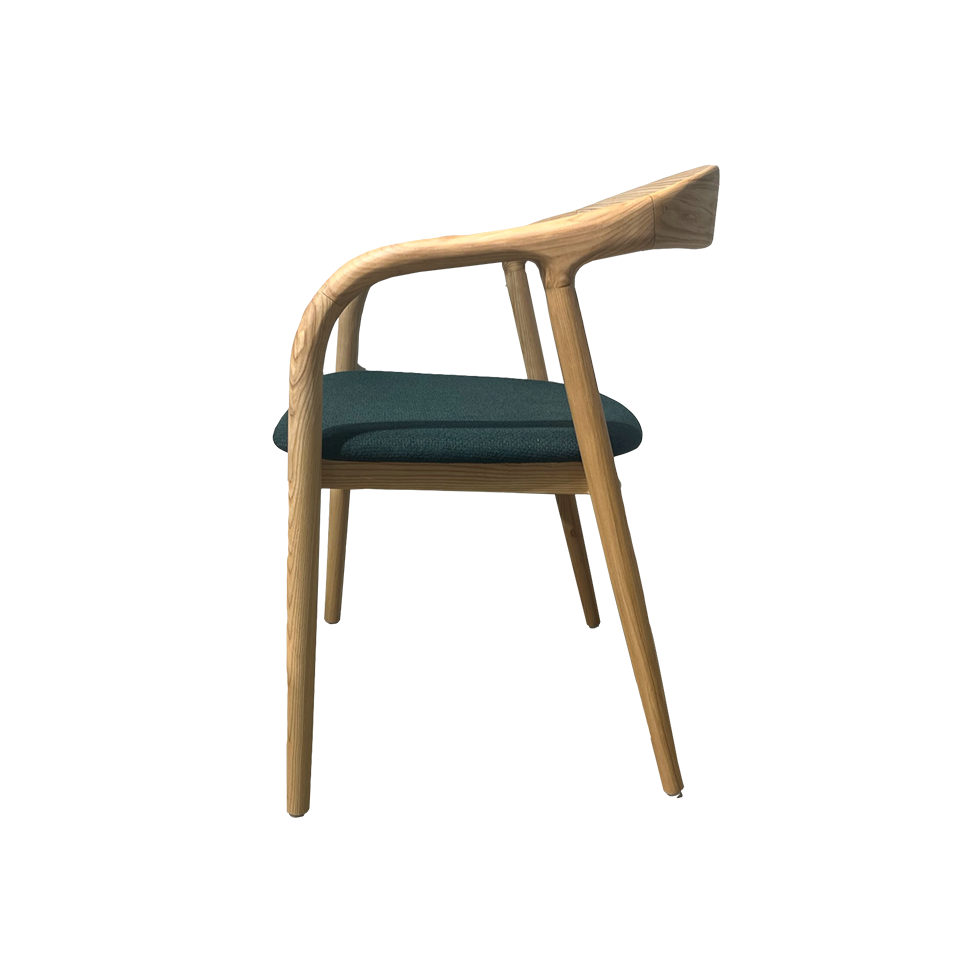 チェアC381ナチュラル／グリーン - 2