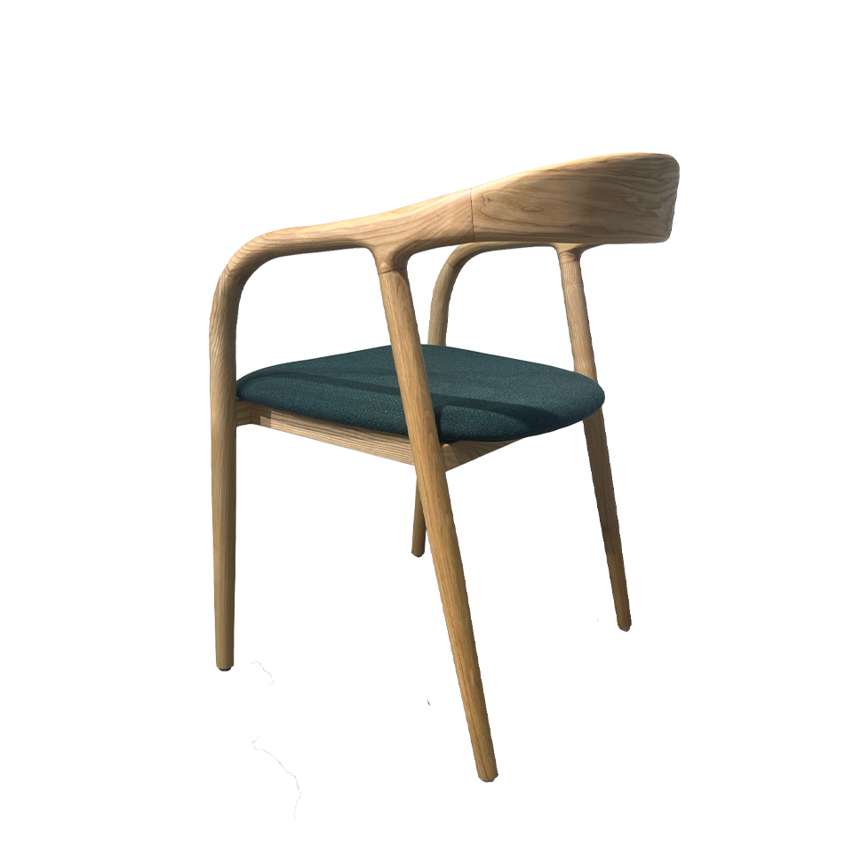 チェアC381ナチュラル／グリーン - 3