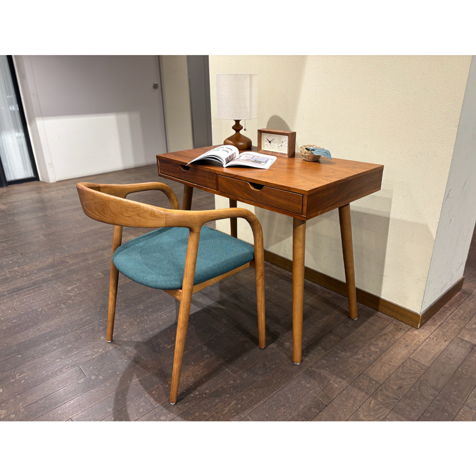 チェアC381ウォールナット／グリーン - 7