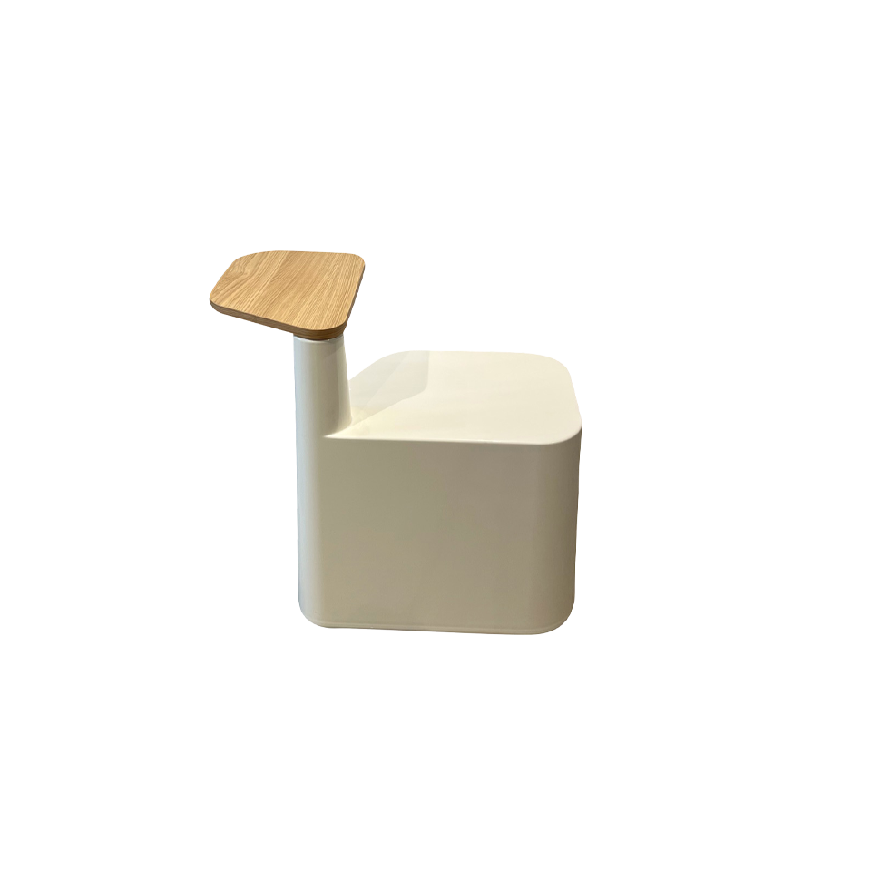 スツールD-023テーブル付ホワイト - 5