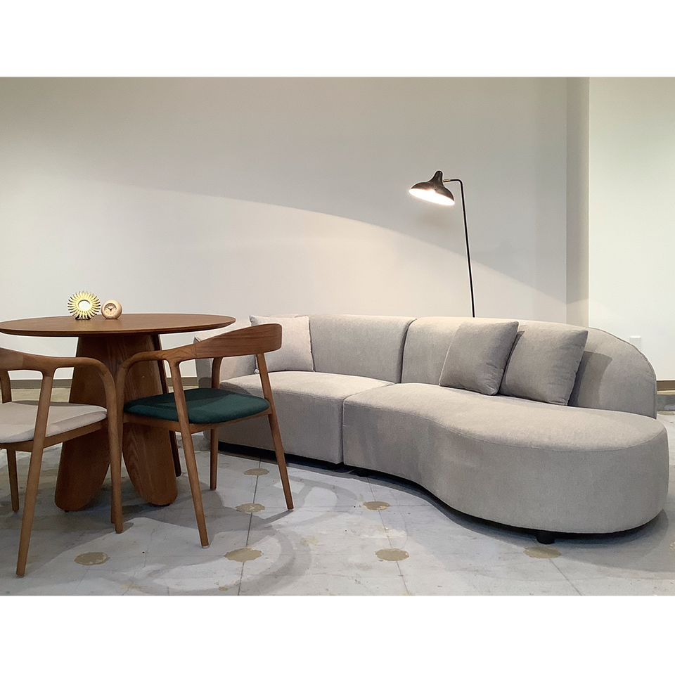 カウチソファS856グレー - 7