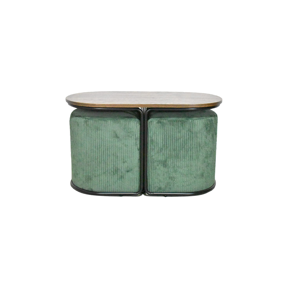 スツール 2個セット CT014グリーン - 2