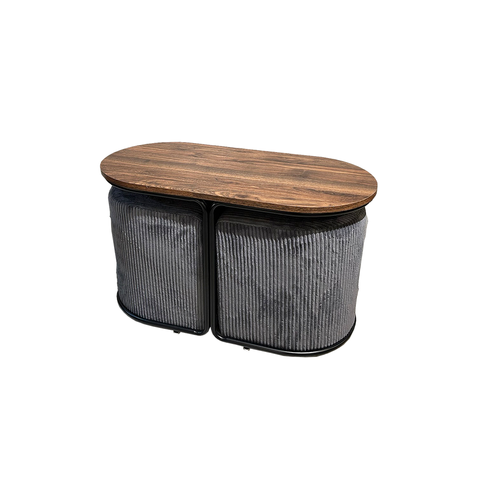 スツール 2個セット CT014グレー - 3