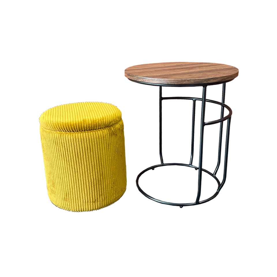 スツールセット CT035イエロー - 2