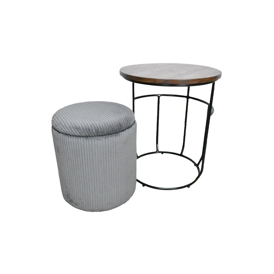 スツールセット CT035グレー - 2