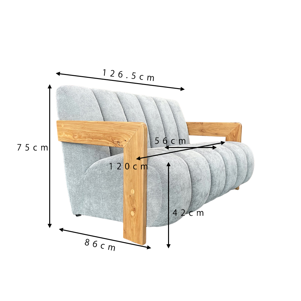 ソファCH-255-2 2人掛けワイン - 13