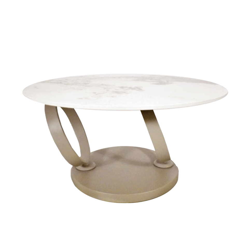 センターテーブルCT102 グレー／ライトブラウン - 2