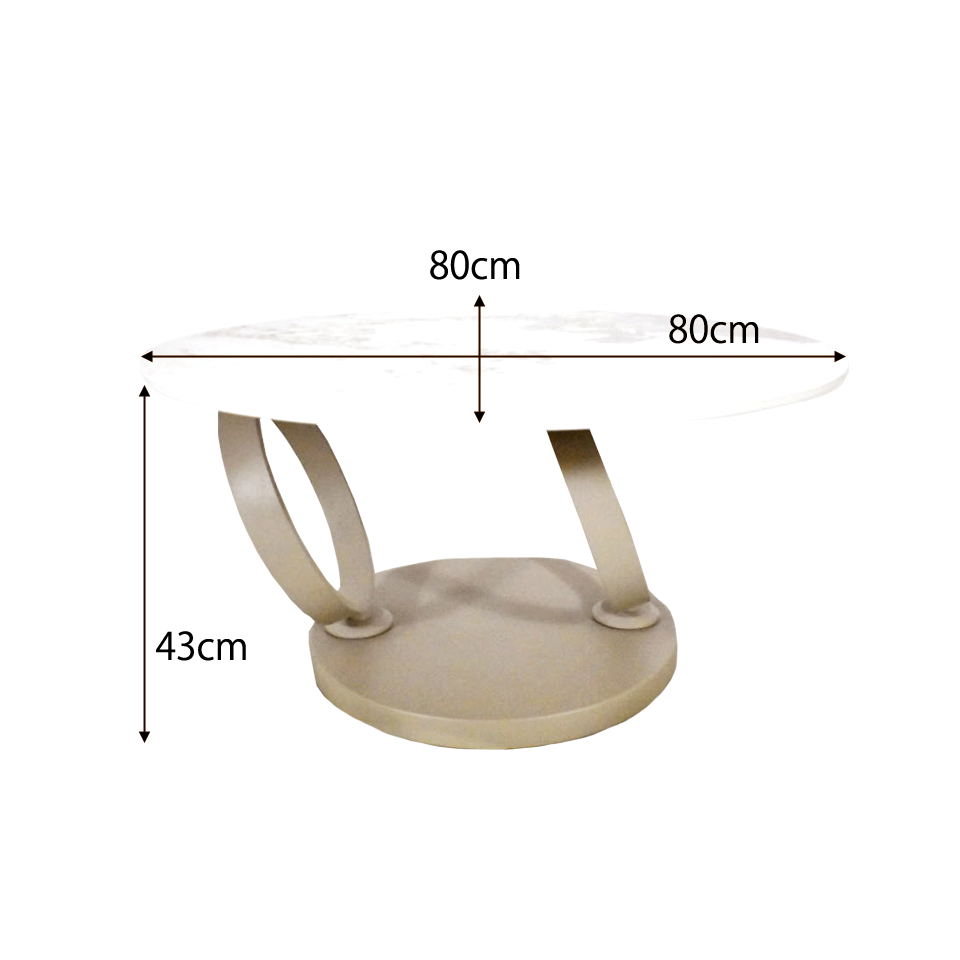 センターテーブルCT102 グレー／ライトブラウン - 9