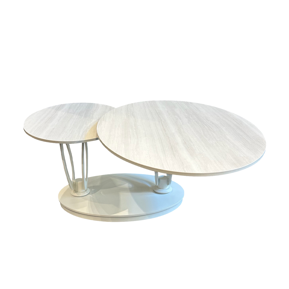 センターテーブル CT107ホワイト／ホワイト - 3