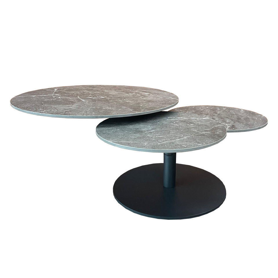 センターテーブル CT131ブラック／ブラック - 4