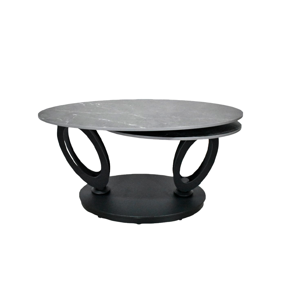 センターテーブル CT107ブラック／ブラック - 2