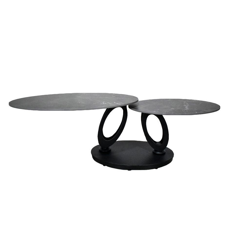 センターテーブル CT107ブラック／ブラック - 3