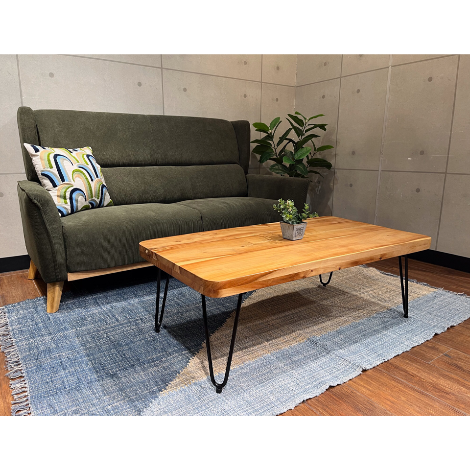 ソファTM-250473 3人掛けグリーン - 6