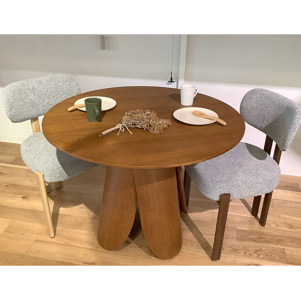 【同色2脚組】チェアZLM012ウォールナット／ライ... - 9