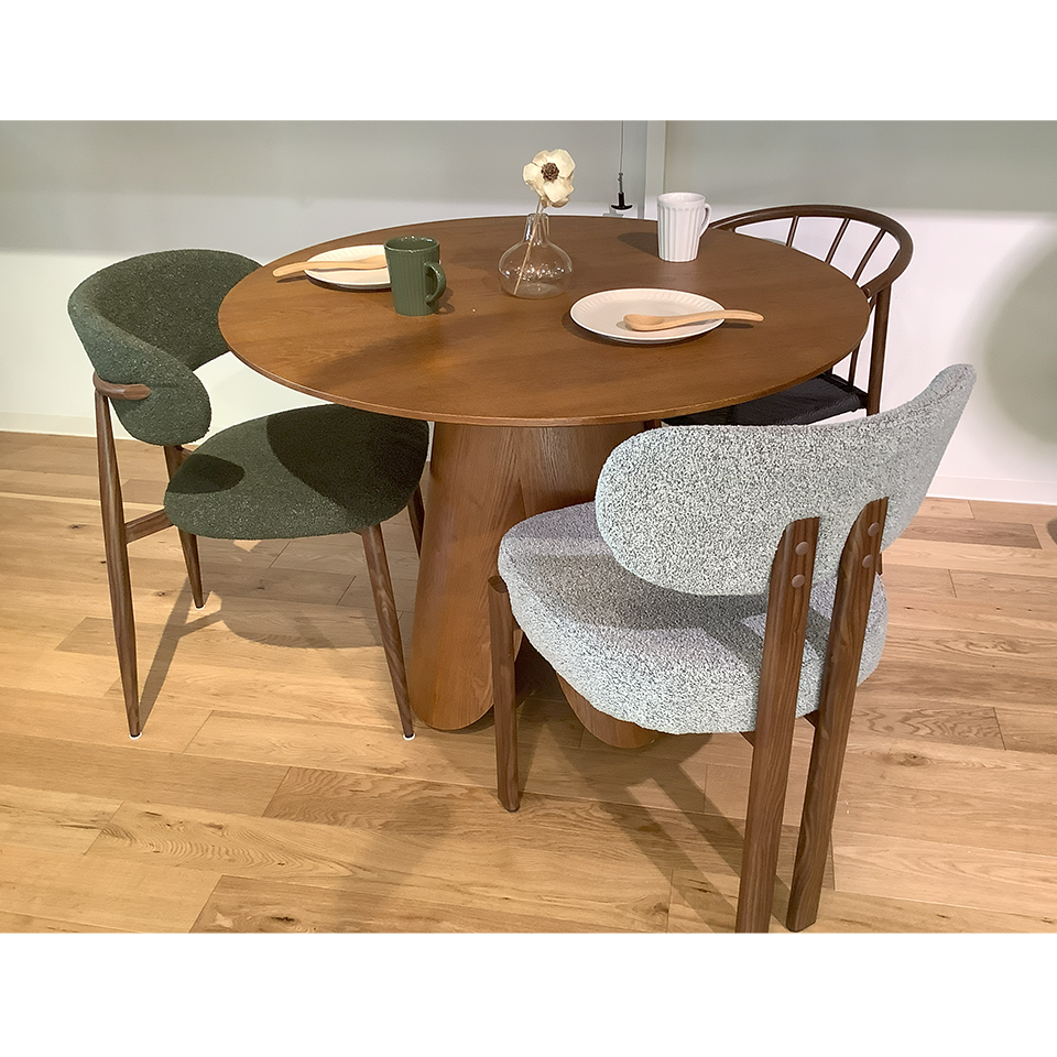 【同色2脚組】チェアZLM012ウォールナット／ライ... - 10