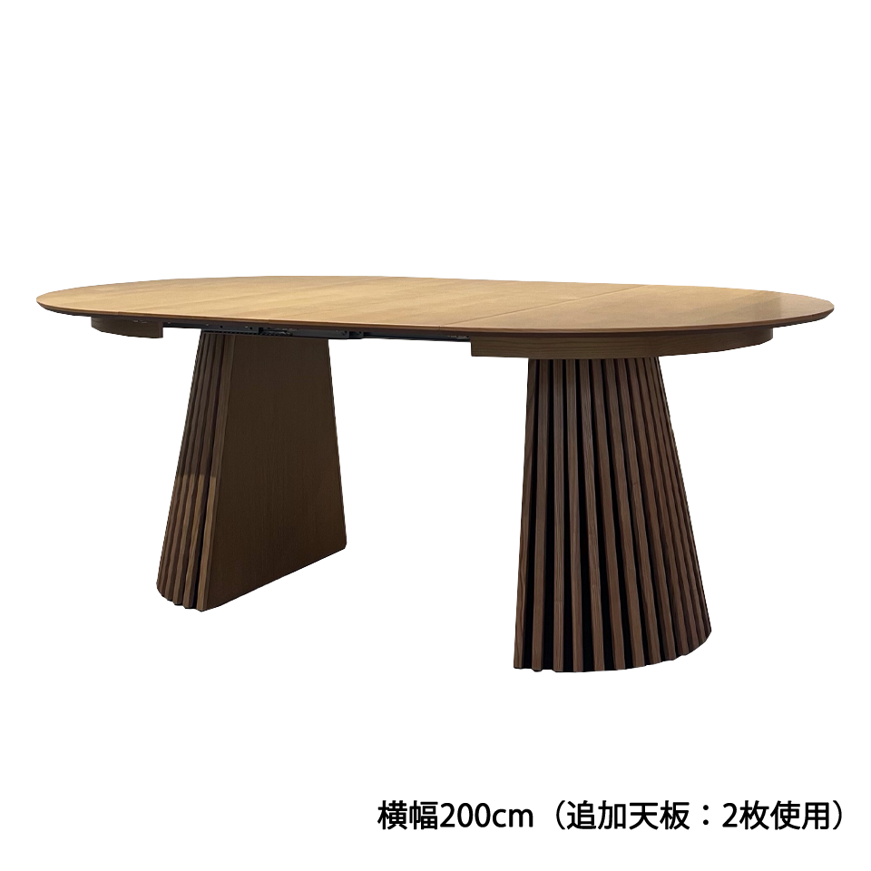 エクステンションテーブルGDR120Yオーク - 6