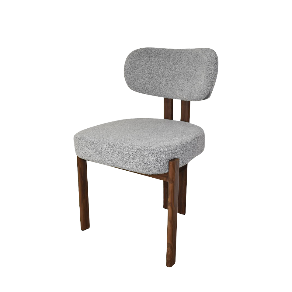 【同色2脚組】チェアZLM012ウォールナット／ライ... - 3